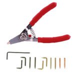 Pinza para anillos de retención con puntas intercambiables, 12 piezas Urrea 381