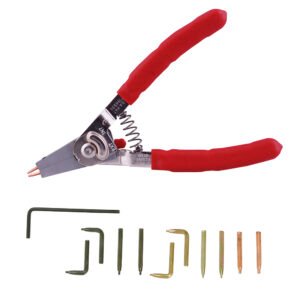 Pinza para anillos de retención con puntas intercambiables, 12 piezas Urrea 381