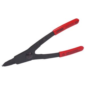 Pinza para anillos de retención con mango rubber grip fijas tipo externo ángulo de 0° Urrea 391