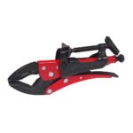 Pinza de presión de 10" quijada universal con soporte para banco Urrea 4102UR