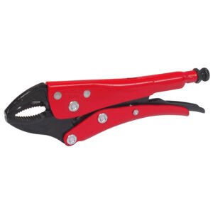 Pinza de presión de 9-1/4" quijada curva con corta alambre Urrea 4103