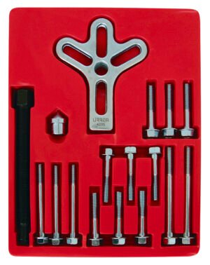 Juego de extractor automotriz de volante tipo C, 17 piezas Urrea 4205