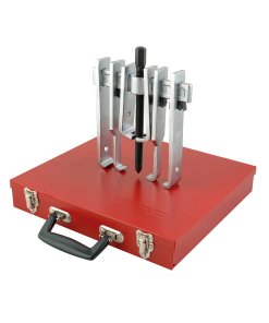 Extractor quijada recta tipo A 6 ton, 13 piezas en caja metálica Urrea 4213B