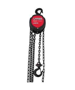 Polipasto manual 1 ramal 0.5 ton, cadena 6 m Urrea 42600