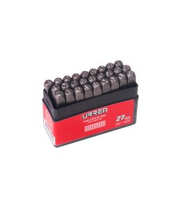 Juego de letras de la "A" a la "Z" de golpe 10 mm, 27 piezas Urrea 42L10