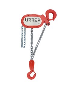 Polipasto manual con freno de acción inmediata 2 ramales 6 ton, cadena 3 m Urrea 46306