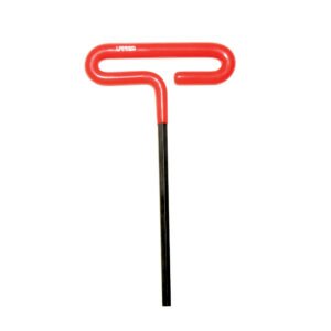 Llave hexagonal corta tipo "T" mango de vinil, en pulgadas, 3/16" Urrea 46412G