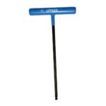 Llave hexagonal larga tipo "T" punta de bola ergonómica métrica, 9 mm Urrea 46521LBGP