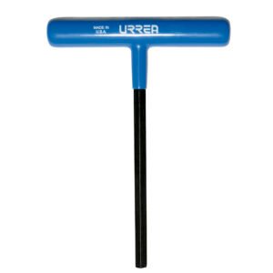 Llave hexagonal corta tipo "T" ergonómica métrica, 10 mm Urrea 46522GP