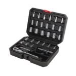 Juego de dados y accesorios cuadro de 1/4" combinado, 30 piezas Urrea 4700CB