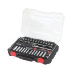 Juego de dados y accesorios cuadro de 1/4" combinado, 70 piezas Urrea 4701CD