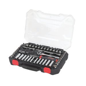 Juego de dados y accesorios cuadro de 1/4" combinado, 70 piezas Urrea 4701CD