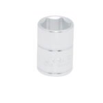 Dado cuadro de 1/4", 6 puntas, en pulgadas, 1/2" Urrea 4716