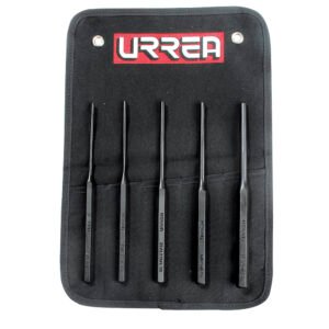 Juego de punzones botadores rectos largos, 5 piezas Urrea 48A