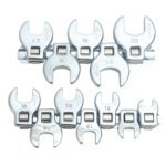 Juego de llaves pata de cuervo cuadro de 3/8" métricas, 12 piezas Urrea 4900-12M