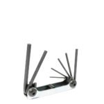 Juego de llaves hexagonales tipo navaja métricas 1.5 a 6 mm estuche metálico, 7 pz Urrea 4974