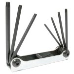 Juego de llaves hexagonales tipo navaja torx T10 a T40 estuche metálico, 7 pz Urrea 4979TX