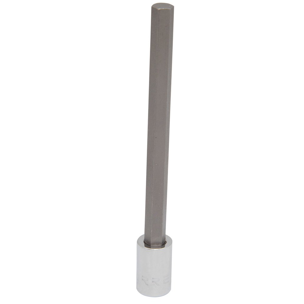 Dado con punta hexagonal extra larga cuadro de 3/8", 6 puntas, en pulgadas, 3/8" Urrea 4990-3/8L
