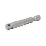 Adaptador con perno para dados cuadro hembra de 1/4", hexágono de 1/4" x 2" Urrea 50004