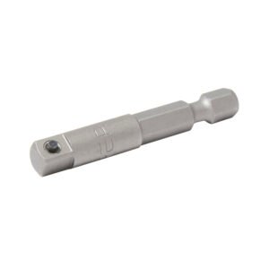 Adaptador con perno para dados cuadro hembra de 1/4", hexágono de 1/4" x 2" Urrea 50004