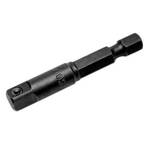 Adaptador con perno para dados cuadro hembra de 1/4", hexágono de 1/4" x 2" Urrea 50004X