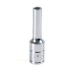 Dado largo cuadro de 3/8", 12 puntas, en pulgadas, 7/16" Urrea 5014
