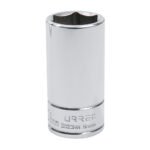 Dado largo cuadro de 3/8", 6 puntas, métrico, 23 mm Urrea 5023HM