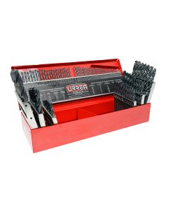 Juego de brocas negras de acero de alta velocidad zanco recto, 115 piezas Urrea 51115