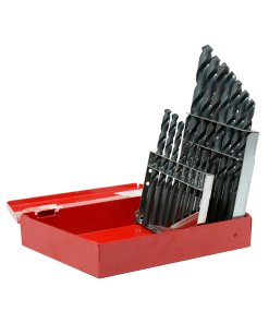 Juego de brocas negras de acero de alta velocidad zanco recto, 15 piezas Urrea 5115