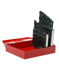 Juego de brocas negras de acero de alta velocidad zanco recto, 21 piezas Urrea 5121