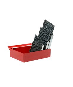 Juego de brocas negras de acero de alta velocidad zanco recto, 29 piezas Urrea 5129