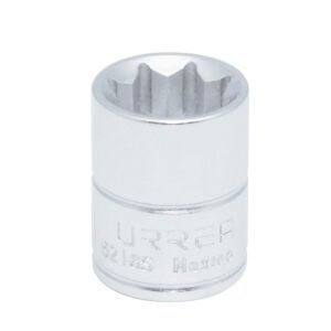 Dado cuadro de 3/8", 8 puntas, en pulgadas, 1/2" Urrea 5216S