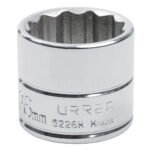 Dado cuadro de 3/8", 12 puntas, métrico, 26 mm Urrea 5226M