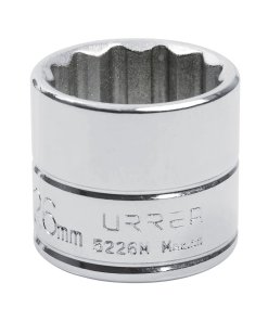 Dado cuadro de 3/8", 12 puntas, métrico, 26 mm Urrea 5226M