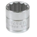 Dado cuadro de 3/8", 12 puntas, en pulgadas, 7/8" Urrea 5228