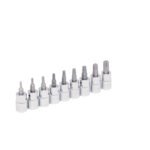 Juego de dados con punta Torx cuadro de 3/8" en riel, 9 piezas Urrea 5239C