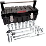 Juego de dados y accesorios cuadro de 3/8" y 1/2" en pulgadas, 35 piezas Urrea 5254P34
