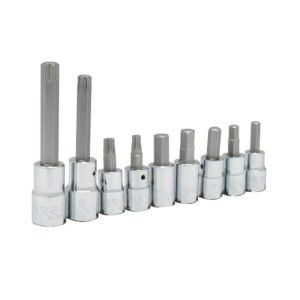 Juego de dados combinados para caliper de freno, 9 piezas Urrea 5254TH
