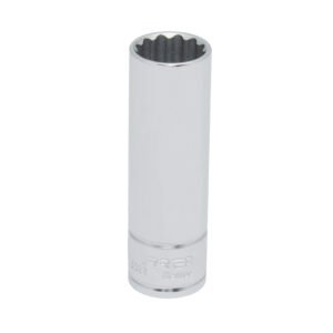 Dado largo cuadro de 1/2", 12 puntas, en pulgadas, 11/16" Urrea 5322