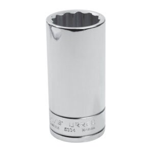 Dado largo cuadro de 1/2", 12 puntas, en pulgadas, 1-1/16" Urrea 5334