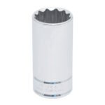 Dado largo cuadro de 1/2", 12 puntas, en pulgadas, 1-1/8" Urrea 5336