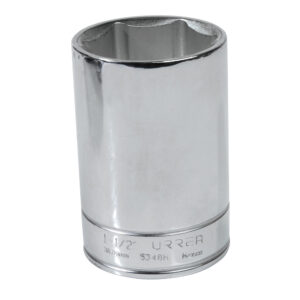 Dado largo cuadro de 1/2", 6 puntas, en pulgadas, 1-1/2" Urrea 5348H