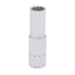 Dado cuadro de 1/2", 12 puntas, en pulgadas, 1/4" Urrea 5408