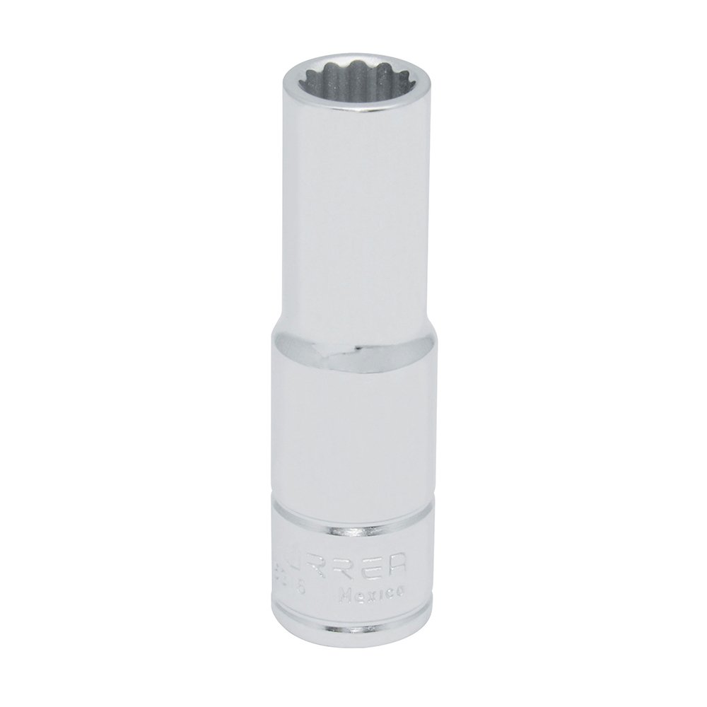 Dado cuadro de 1/2", 12 puntas, en pulgadas, 1/4" Urrea 5408