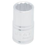 Dado cuadro de 1/2", 12 puntas, métrico, 9 mm Urrea 5409M