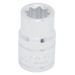 Dado cuadro de 1/2", 8 puntas, en pulgadas, 7/16" Urrea 5414S