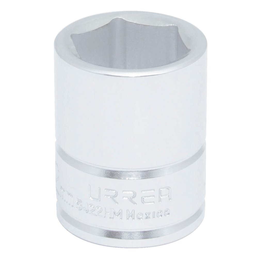 Dado cuadro de 1/2", 6 puntas, métrico, 22 mm Urrea 5422HM