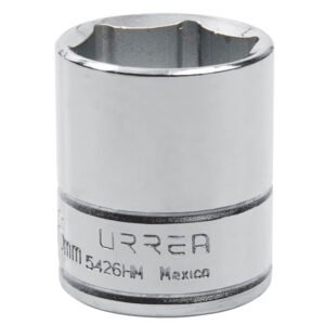 Dado cuadro de 1/2", 6 puntas, métrico, 26 mm Urrea 5426HM