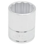 Dado cuadro de 1/2", 12 puntas, en pulgadas, 1" Urrea 5432