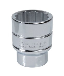 Dado cuadro de 1/2", 12 puntas, en pulgadas, 1-7/16" Urrea 5446